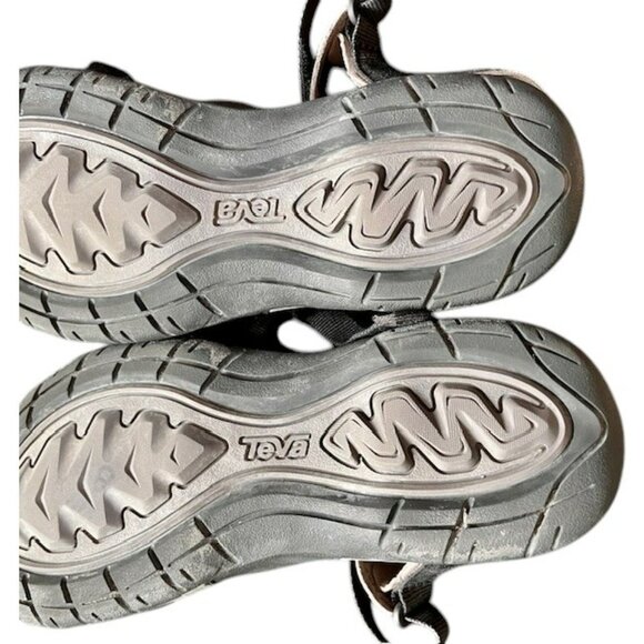 Teva Tirra Sustainable Strappy Sandal - Solid Black/Gray - 9 - Picture 6 of 9